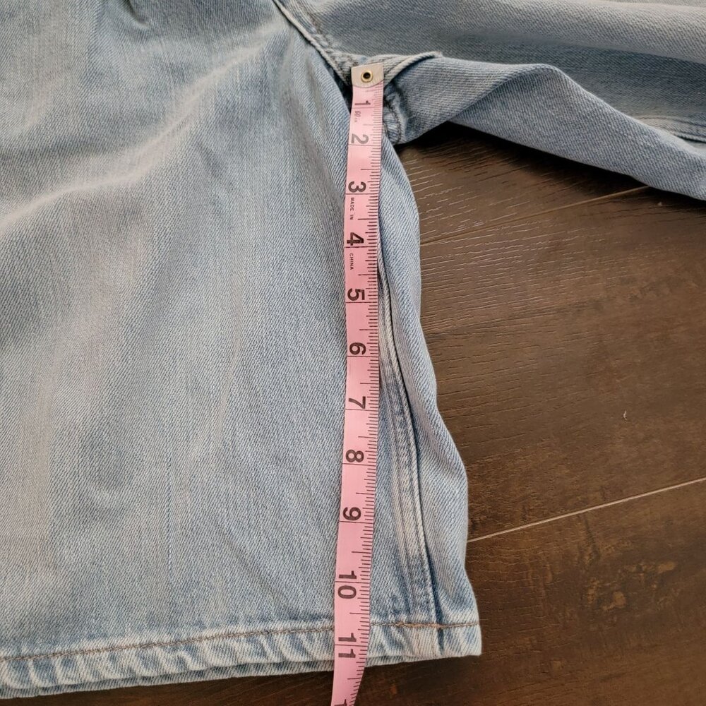 Free People Interstate Slouchy Denim Shorts Womens 25 Casual Y2K Jorts Relaxed - Picture 6 of 9